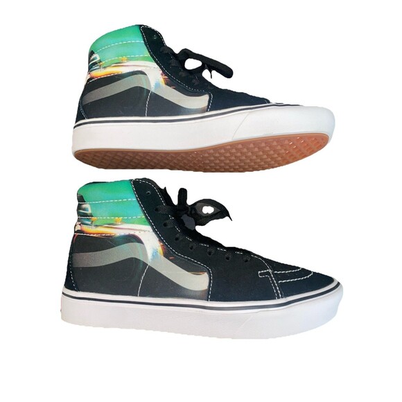 Vans Men\'s ComfyCush Sk8-Hi Formula 66 Suede Canvas Sneaker Men 8.5 Women’s 10 main image 5